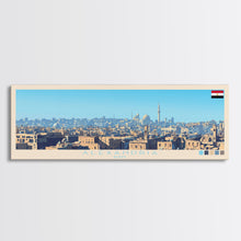Carregar imagem no visualizador da galeria, Algiers, Algeria Panoramic Travel Poster Canvas Print, Algiers, Algeria Painting, Algeria Art, Algiers Travel Art, Guest Room Painting

