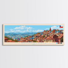 Carregar imagem no visualizador da galeria, Antofagasta, Chile Panoramic Travel Poster Canvas Print, Antofagasta, Chile Painting, Chile Art, Antofagasta Travel Art, Guest Room Painting
