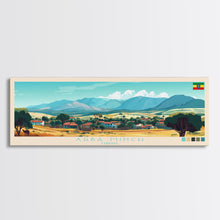 Carregar imagem no visualizador da galeria, Arba Minch, Ethiopia Panoramic Travel Poster Canvas Print, Arba Minch, Ethiopia Painting, Ethiopia Art, Arba Minch Travel Art, Living Room Painting

