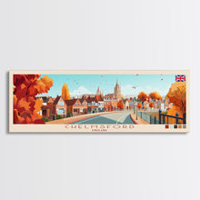 Cargar imagen en el visor de la galería, Chelmsford, England Travel Poster Panoramic Canvas Print, Chelmsford, England Painting, England Art, Chelmsford Travel Art, Guest Room Painting
