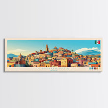 Cargar imagen en el visor de la galería, Chihuahua, Mexico Panoramic Travel Poster Canvas Print, Chihuahua, Mexico Painting, Mexico Art, Chihuahua Panoramic Travel Art, Travel Painting
