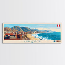 Cargar imagen en el visor de la galería, Chimbote, Peru Panoramic Travel Poster Canvas Print, Chimbote, Peru Painting, Peru Art, Chimbote Travel Art, Living Room Painting
