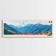 Cargar imagen en el visor de la galería, Chincha, Peru Travel Poster Panoramic Canvas Print, Chincha, Peru Painting, Peru Art, Chincha Travel Art, Guest Room Painting
