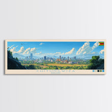 Cargar imagen en el visor de la galería, Chitungwiza, Zimbabwe Panoramic Travel Poster Canvas Print, Chitungwiza, Zimbabwe Painting, Zimbabwe Art, Chitungwiza Panoramic Travel Art, Travel Painting
