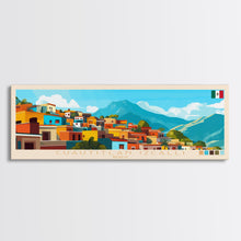 Load image into Gallery viewer, Cuautitlan Izcalli, Mexico Panoramic Travel Poster Canvas Print, Cuautitlan Izcalli, Mexico Painting, Mexico Art, Cuautitlan Izcalli Panoramic Travel Art, Travel Painting
