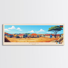 Load image into Gallery viewer, Ruiru, Kenya Panoramic Travel Poster Canvas Print, Ruiru, Kenya Painting, Kenya Art, Ruiru Travel Art, Living Room Painting
