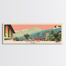 Carregar imagem no visualizador da galeria, Ambato, Ecuador Panoramic Canvas Print, Ambato, Ecuador Painting, Ecuador Art, Ambato Travel Poster, Travel Art, Housewarming Gift
