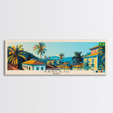 Carregar imagem no visualizador da galeria, Aracaju, Brazil Panoramic Canvas Print, Aracaju, Brazil Painting, Brazil Art, Aracaju Travel Poster, Travel Art, Living Room Painting
