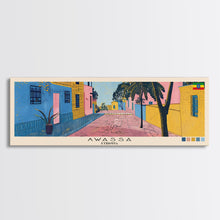 Carregar imagem no visualizador da galeria, Awassa, Ethiopia Panoramic Canvas Print, Awassa, Ethiopia Painting, Ethiopia Art, Awassa Travel Poster, Travel Art, Living Room Painting
