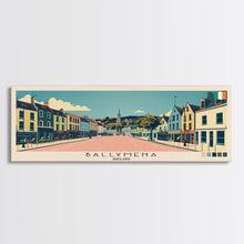 Carregar imagem no visualizador da galeria, Ballymena, Ireland Panoramic Canvas Print, Ballymena, Ireland Painting, Ireland Art, Ballymena Travel Poster, Travel Art, Guest Room Painting
