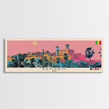 Carregar imagem no visualizador da galeria, Bamako, Mali Panoramic Canvas Print, Bamako, Mali Painting, Mali Art, Bamako Travel Poster, Travel Art, Guest Room Painting
