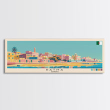 Load image into Gallery viewer, Batna, Algeria Panoramic Canvas Print, Batna, Algeria Painting, Algeria Art, Batna Travel Poster, Travel Art, Living Room Painting
