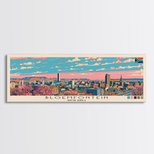 Load image into Gallery viewer, Bloemfontein, South Africa Panoramic Canvas Print, Bloemfontein, South Africa Painting, South Africa Art, Bloemfontein Travel Poster, Travel Art, Guest Room Painting
