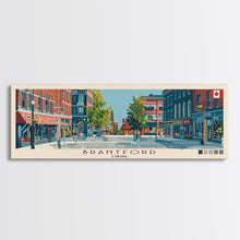 Load image into Gallery viewer, Brantford, Canada Panoramic Canvas Print, Brantford, Canada Painting, Canada Art, Brantford Travel Poster, Travel Art, Living Room Painting
