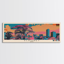 Load image into Gallery viewer, Eldoret, Kenya Panoramic Canvas Print, Eldoret, Kenya Painting, Kenya Art, Eldoret Travel Poster, Travel Art, Guest Room Painting
