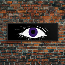 Carregar imagem no visualizador da galeria, Eye Art Print, Big Eye Art, Canvas Print, Eye Canvas Art, Eye Art Original, Framed Art Print, Wall Decor, Panoramic, Wall Art, Canvas Print
