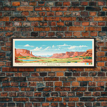 Carregar imagem no visualizador da galeria, Canyonlands National Park, Panoramic Utah Travel Art, National Park Print, Minimalist Travel Art, Midcentury Modern Style Landscape
