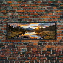 Cargar imagen en el visor de la galería, Panoramic Print of Rocky Mountain National Park Extra Large Wall Art, Panoramic Wall Art, Panoramic Landscape Print, Landscape Photography
