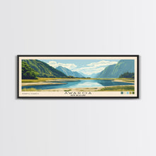 Carregar imagem no visualizador da galeria, Awaroa, New Zealand Panoramic Beach Print, Vacation Gift, New Zealand Wall Art, Framed Canvas Print, Framed Beach Painting
