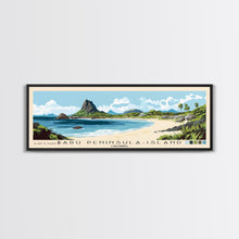 Load image into Gallery viewer, Barú Peninsula-Island, Colombia Panoramic Print, Vacation Gift, Colombia Wall Art, Vacation Wall Art, Vacatation Memories, Beach Decor, Beach Or Lakehouse Art
