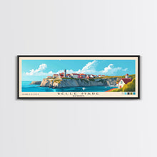 Cargar imagen en el visor de la galería, Belle Mare, Mauritius Panoramic Print, Vacation Gift, Mauritius Wall Art, Beach Painting, Beach Decor, Large Wall Art, Wood Frame Art
