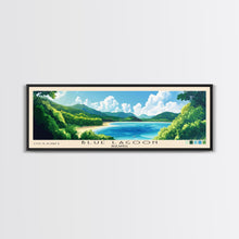 Cargar imagen en el visor de la galería, Blue Lagoon, Malasyia Panoramic Print, Vacation Gift, Malasyia Wall Art, Vacation Wall Art, Vacatation Memories, Beach Decor, Beach Or Lakehouse Art
