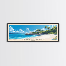 Carregar imagem no visualizador da galeria, Cabbage Beach, Bahamas Panoramic Beach Print, Vacation Gift, Bahamas Wall Art, Beach Painting, Beach Decor, Beach Painting
