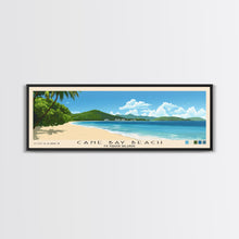 Carregar imagem no visualizador da galeria, Cane Bay Beach, US Virgin islands Panoramic Print, Vacation Gift, US Virgin islands Wall Art, Vacation Wall Art, Vacatation Memories, Beach Decor, Beach Or Lakehouse Art
