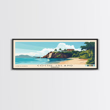 Load image into Gallery viewer, Coche Island, Venezuela Panoramic Print, Vacation Gift, Venezuela Wall Art, Beach Painting, Beach Decor, Beach Or Lakehouse Art
