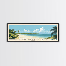 Load image into Gallery viewer, Eleuthera Island, Bahamas Panoramic Beach Print, Vacation Gift, Bahamas Wall Art, Beach Painting, Beach Decor, Beach Painting
