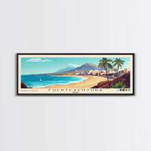 Cargar imagen en el visor de la galería, Fuerteventura, Spain Panoramic Print, Vacation Gift, Spain Wall Art, Vacation Wall Art, Vacatation Memories, Beach Decor, Beach Or Lakehouse Art
