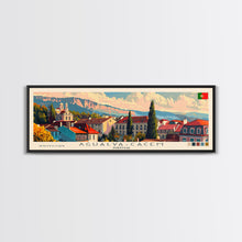 Carregar imagem no visualizador da galeria, Agualva Portugal Wall Art, Panoramic Travel Poster, Panoramic Framed Canvas Print, City Wall Art, Wall Hanging Home Decor, Travel Art
