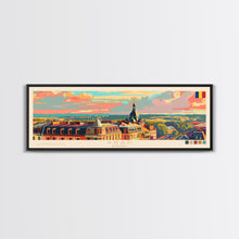 Carregar imagem no visualizador da galeria, Arad Romania Travel Art, City Art, Framed Canvas Print or Metal Wall Art, Europe Travel Poster, Panoramic Wall Art, Extra Wide Wall Art
