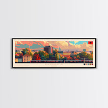 Load image into Gallery viewer, Durres Albania Travel Print Wall Art, Panoramic City Art, Travel Art, Wall Decor, Vacation Gift, Framed Canvas Print Or Metal Art
