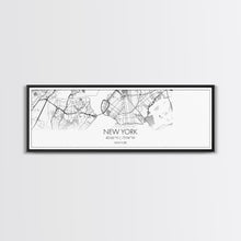 Load image into Gallery viewer, Panoramic New York City Map, New York Art, Map Print, Minimalist Wall Art, Canvas Art, Housewarming Gift, Street Map Art, Closing Gift
