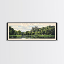 Load image into Gallery viewer, Blarney Castle COUNTRY | Framed Travel Poster Canvas Print | Trendy Wall Art | Watercolor Painting | Living Room Art | Unique Art
