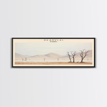 Load image into Gallery viewer, Deadvlei Travel Poster Print, Framed Canvas Wall Art, Metal Wall Art, COUNTRY art, Gift For Him, Travel Wall Art, Travel Lover Gift
