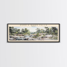 Load image into Gallery viewer, Dunn&#39;s River Falls Travel Print Wall Art, Travel Poster Print, Retro Style COUNTRY Home Decor, Wall Hanging, Travel Gift Idea, Unique Metal Art

