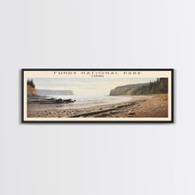 Cargar imagen en el visor de la galería, Fundy National Park Travel Poster Print, Framed Canvas Wall Art, Metal Wall Art, COUNTRY art, Gift For Him, Travel Wall Art, Travel Lover Gift
