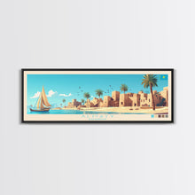 Carregar imagem no visualizador da galeria, Almaty, Kazakhstan Panoramic Travel Poster Canvas Print, Almaty, Kazakhstan Painting, Kazakhstan Art, Almaty Panoramic Travel Art, Travel Painting

