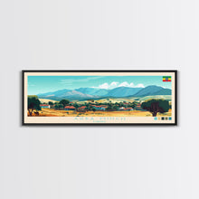 Carregar imagem no visualizador da galeria, Arba Minch, Ethiopia Panoramic Travel Poster Canvas Print, Arba Minch, Ethiopia Painting, Ethiopia Art, Arba Minch Travel Art, Living Room Painting
