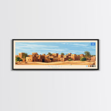 Carregar imagem no visualizador da galeria, Awdal, Somalia Panoramic Travel Poster Canvas Print, Awdal, Somalia Painting, Somalia Art, Awdal Panoramic Travel Art, Travel Painting
