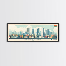 Load image into Gallery viewer, Bangalore, India Panoramic Travel Poster Canvas Print, Bangalore, India Painting, India Art, Bangalore Travel Art, Living Room Painting
