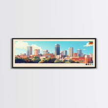 Carregar imagem no visualizador da galeria, Bulawayo, Zimbabwe Travel Poster Panoramic Canvas Print, Bulawayo, Zimbabwe Painting, Zimbabwe Art, Bulawayo Travel Art, Guest Room Painting
