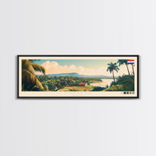 Carregar imagem no visualizador da galeria, Capiata, Paraguay Panoramic Travel Poster Canvas Print, Capiata, Paraguay Painting, Paraguay Art, Capiata Travel Art, Living Room Painting
