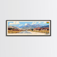 Cargar imagen en el visor de la galería, Colcapirhua, Bolivia Travel Poster Panoramic Canvas Print, Colcapirhua, Bolivia Painting, Bolivia Art, Colcapirhua Travel Art, Guest Room Painting
