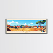Load image into Gallery viewer, Ruiru, Kenya Panoramic Travel Poster Canvas Print, Ruiru, Kenya Painting, Kenya Art, Ruiru Travel Art, Living Room Painting
