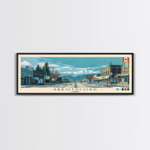 Carregar imagem no visualizador da galeria, Abbotsford, Canada Panoramic Canvas Print, Abbotsford, Canada Painting, Canada Art, Abbotsford Travel Poster, Travel Art, Guest Room Painting
