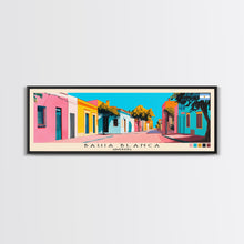 Carregar imagem no visualizador da galeria, Bahia Blanca, Argentina Panoramic Canvas Print, Bahia Blanca, Argentina Painting, Argentina Art, Bahia Blanca Travel Poster, Travel Art, Guest Room Painting

