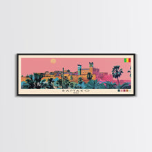 Carregar imagem no visualizador da galeria, Bamako, Mali Panoramic Canvas Print, Bamako, Mali Painting, Mali Art, Bamako Travel Poster, Travel Art, Guest Room Painting
